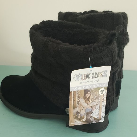 Muk Luks Boots Black